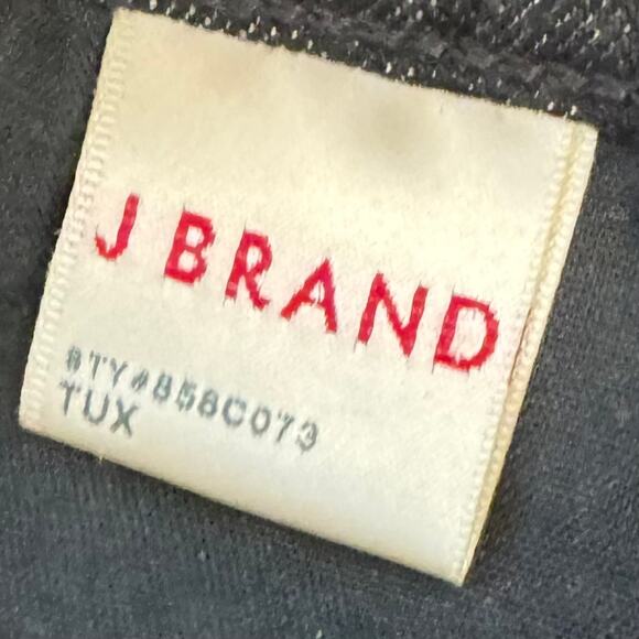J Brand Tux Stripe Black Skinny Jeans 27 - Picture 5 of 12